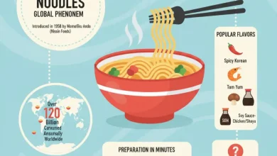 世界のインスタントラーメン市場は、2024年に581億米ドル規模と推定され、2035年には972億米ドルに達すると予測されています。2025年から2035年にかけて年平均成長率（CAGR）4.80%で成長が見込まれます。市場動向、成長要因、地域分析をご覧ください。